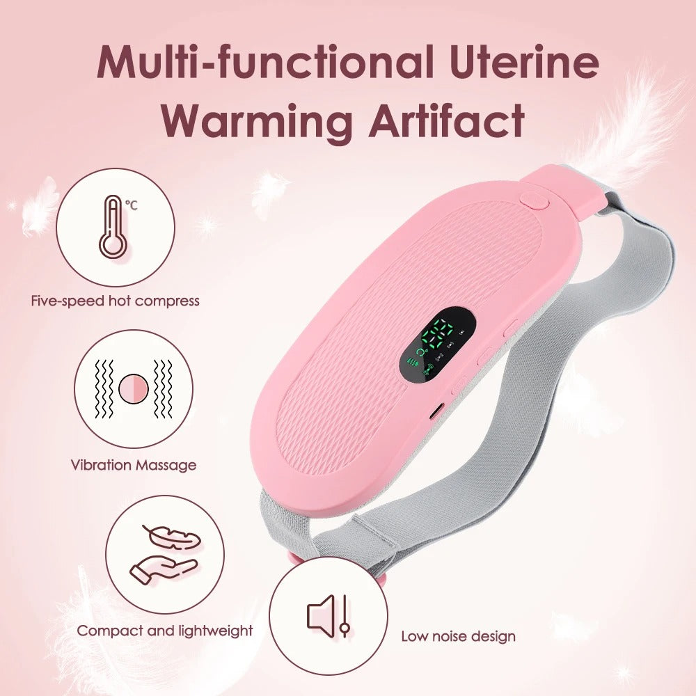 Klair™ Period Cramps Relief Belt - Heating Pad and Massager